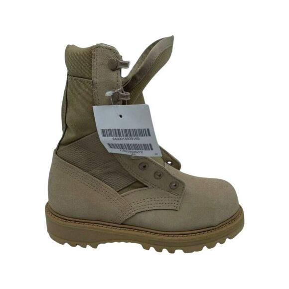 Thorogood Mens Combat Military Boots Desert Tan Leather Lace Up 3 Regular New - Picture 10 of 10